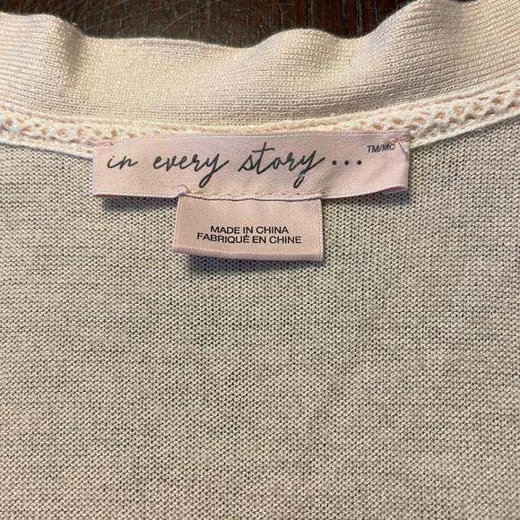 In Every Story… Modal/Silk Light Pink Cardigan - Picture 3 of 8